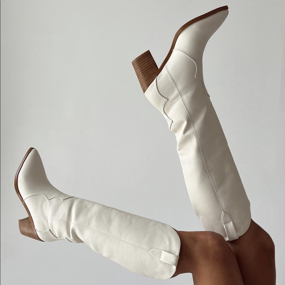 Princess Polly Billini Novena Boot Off White